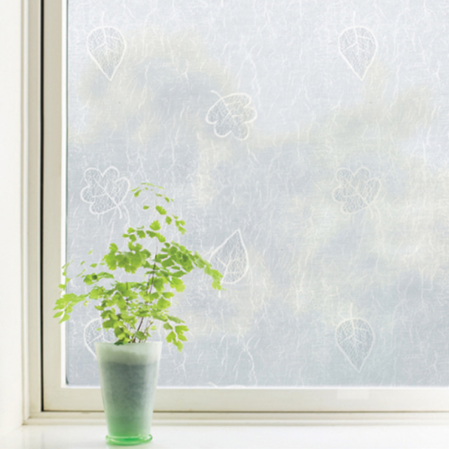 반투명 유리 창문 안개 시트지 나뭇잎 레이스(LSP-01)
